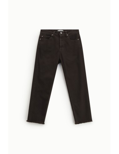 Jean slim 7/8 à ourlet effiloché - Please