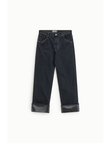 Jean coupe droite à grand revers - Please