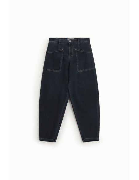 Jean balloon en denim brut - Please