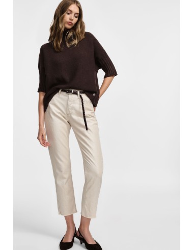 Pantalon cropped en toile irisée - Please