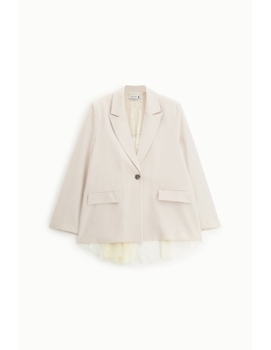 Blazer avec détail dentelle au dos - Please