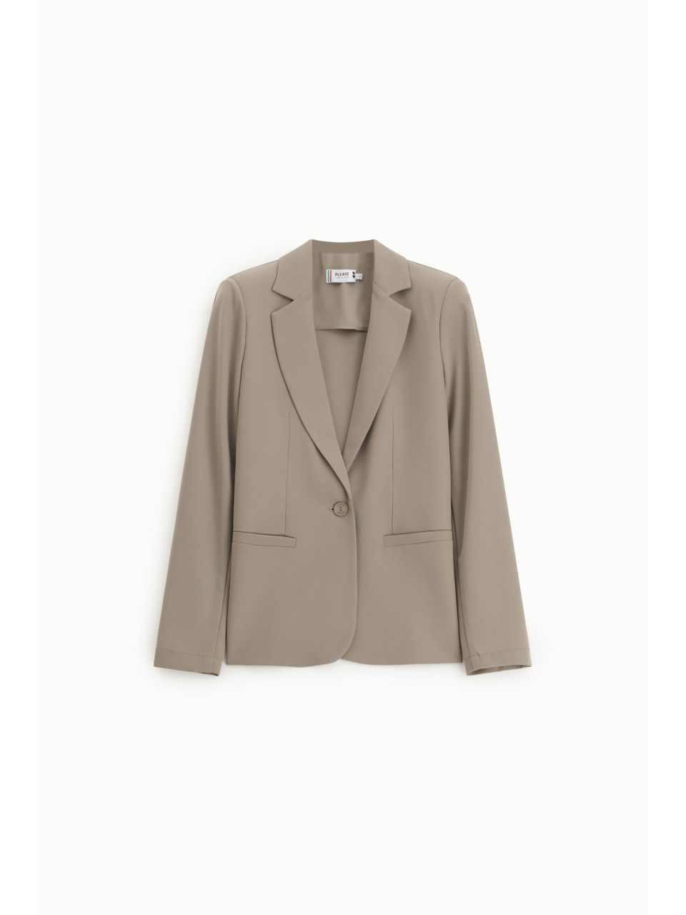 Blazer de tailleur en crêpe fluide - Please