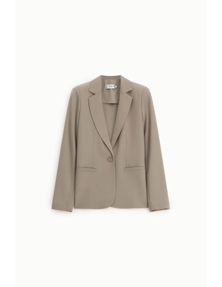 Blazer de tailleur en crêpe fluide - Please