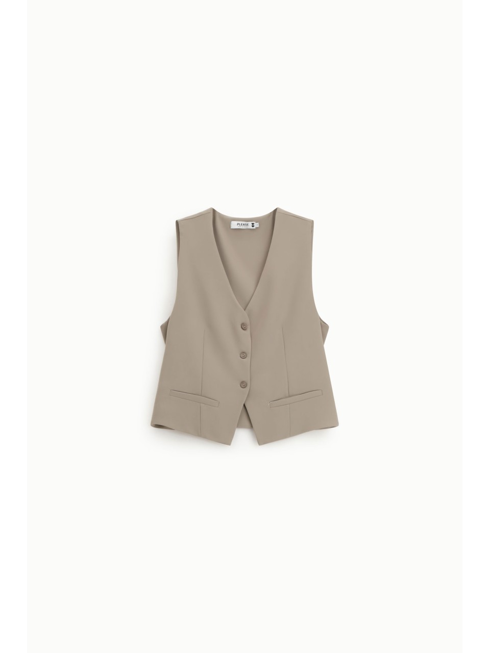 Gilet de tailleur en drap fluide - Please