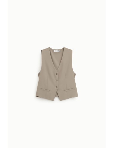 Gilet de tailleur en drap fluide - Please