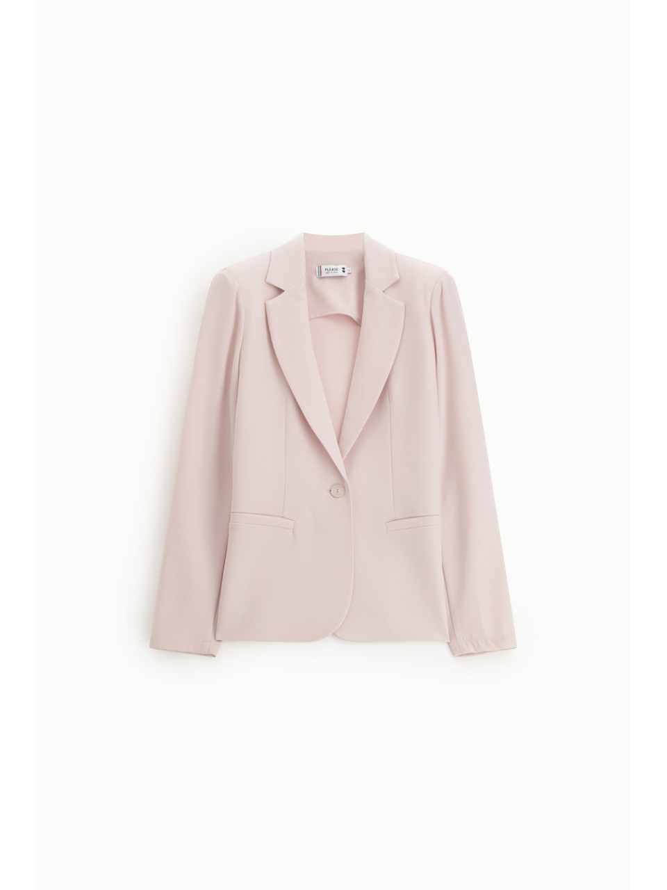 Blazer de tailleur en crêpe fluide - Please 2