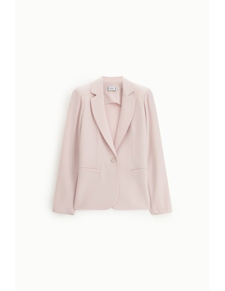 Blazer de tailleur en crêpe fluide - Please