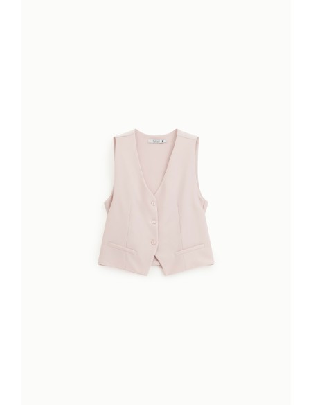 Gilet de tailleur en drap fluide - Please