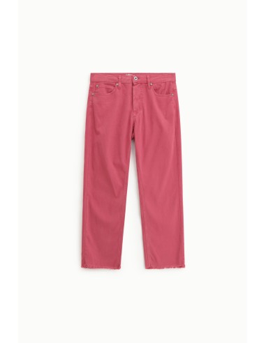 Jean regular slim 7/8 à ourlet frangé – Please...