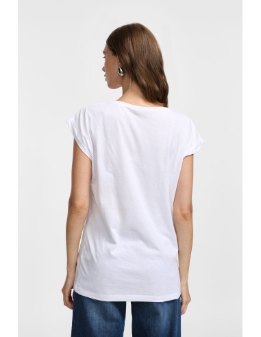 T-shirt print good vibes – Please Femme