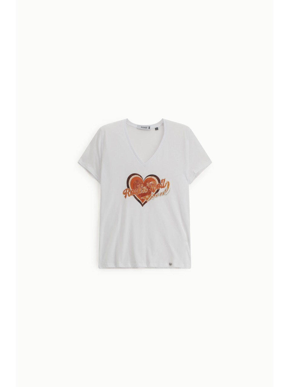 T-shirt avec print coeur - Please