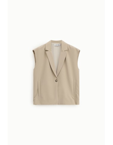 Veste sans manches à revers - Please