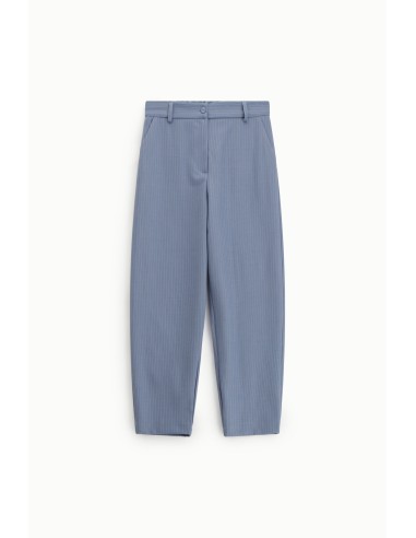 Pantalon tapered taille haute à rayures tennis...