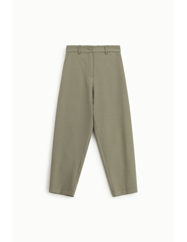 Pantalon tapered taille haute à rayures tennis...