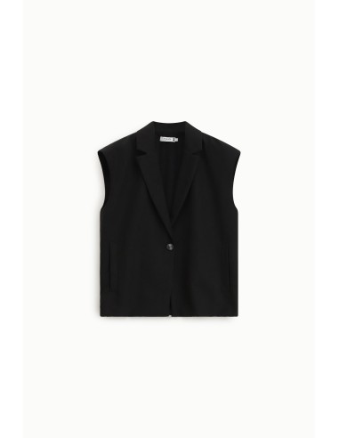 Veste sans manches à revers - Please
