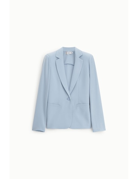 Blazer de tailleur en crêpe fluide - Please
