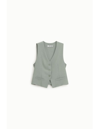 Gilet de tailleur en drap fluide - Please