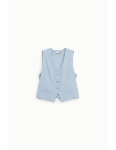 Gilet de tailleur en drap fluide - Please
