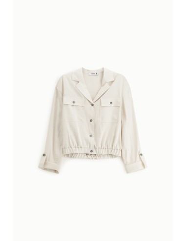 Please — Chemise cropped à poches poitrine