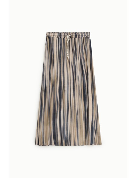 PLEASE Femme – Chemise à rayures manches larges