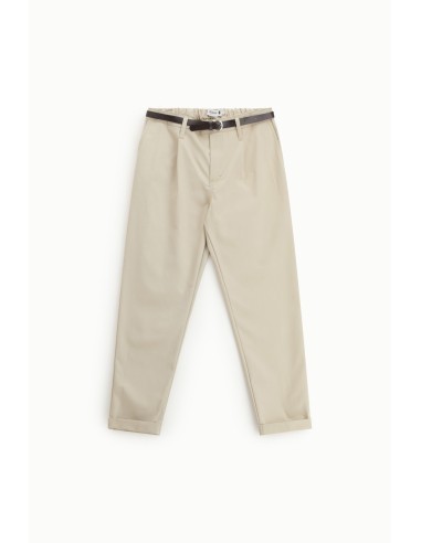 PLEASE Femme – Pantalon chino taille haute avec...