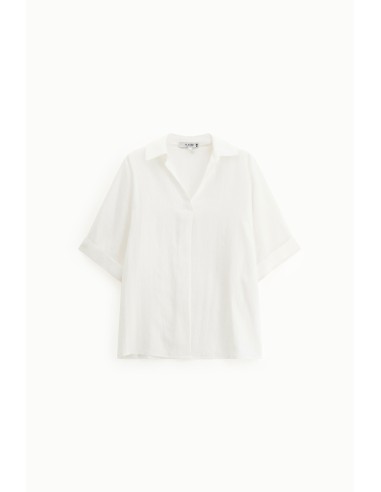 PLEASE Femme – Chemise manches courtes col...