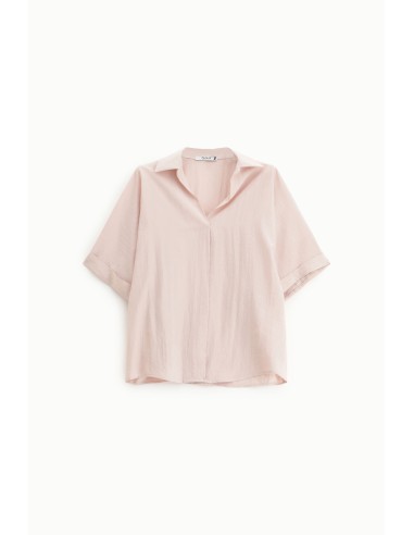 PLEASE Femme – Chemise manches courtes col...