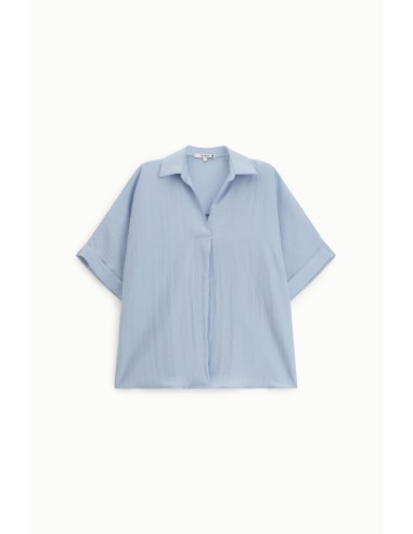 PLEASE Femme – Chemise manches courtes col...