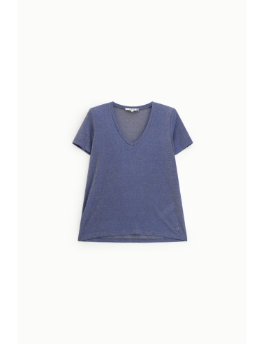 Please Femme – T-shirt col V en viscose et...
