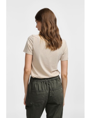 Please Femme – T-shirt col V en viscose et...