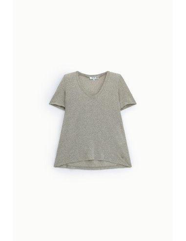 Please Femme – T-shirt col V en viscose et...