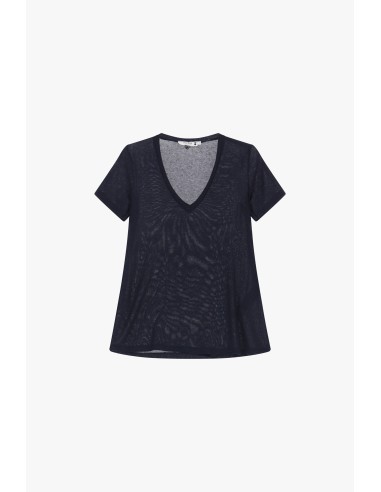 Please Femme – T-shirt col V en viscose et...