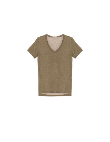 Please Femme – T-shirt col V en viscose et...
