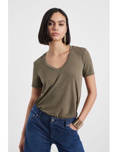 Please Femme – T-shirt col V en viscose et...