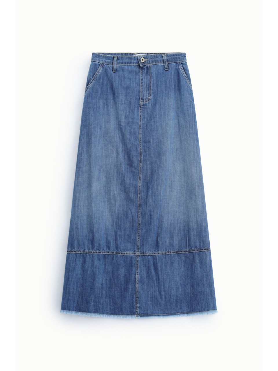 Jupe longue en jean - Please Femme