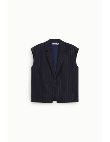 Blazer en drap rayé - Please