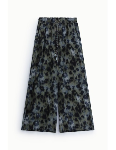Pantalon palazzo large imprimé léopard – Please Femme