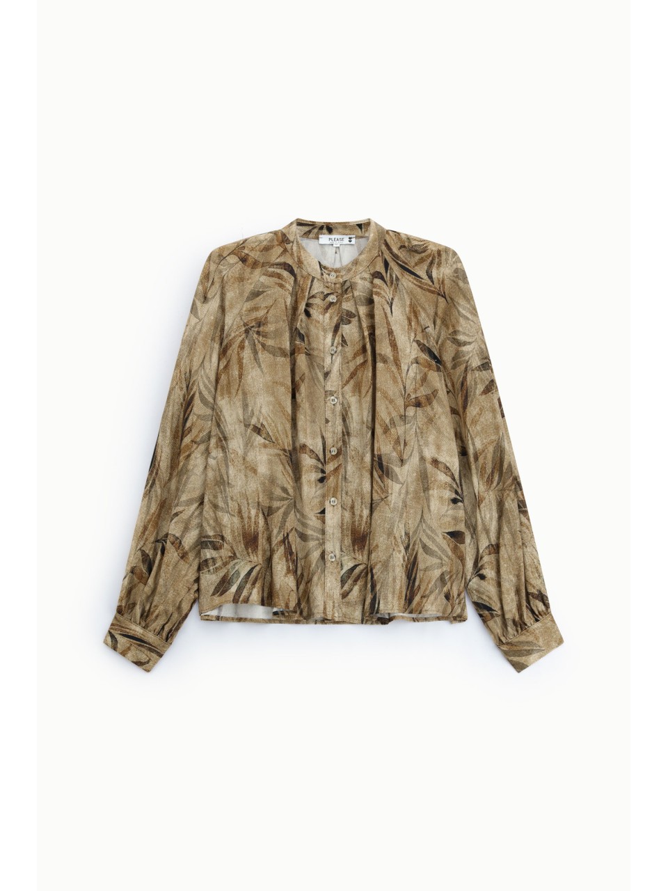 Chemise regular-fit à imprimé feuillage Please