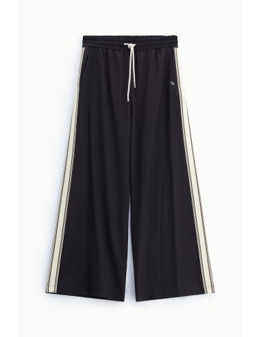 Pantalon palazzo à bandes latérales Please