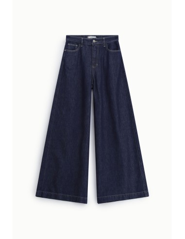 Jean jambe très large taille haute Please
