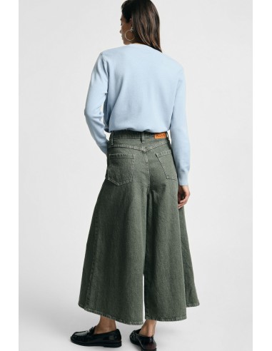 Jean palazzo jupe-culotte Kaki Please