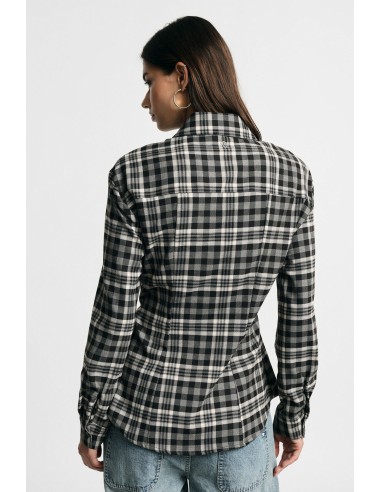 Chemise à carreaux à taille coulissée – Please...